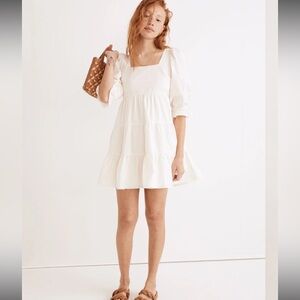 Madewell Poplin Lizzie Babydoll Dress